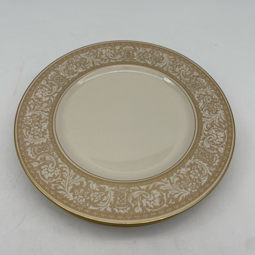 Gold Renaissance - Franciscan Masterpiece China. Three Dinner Plates